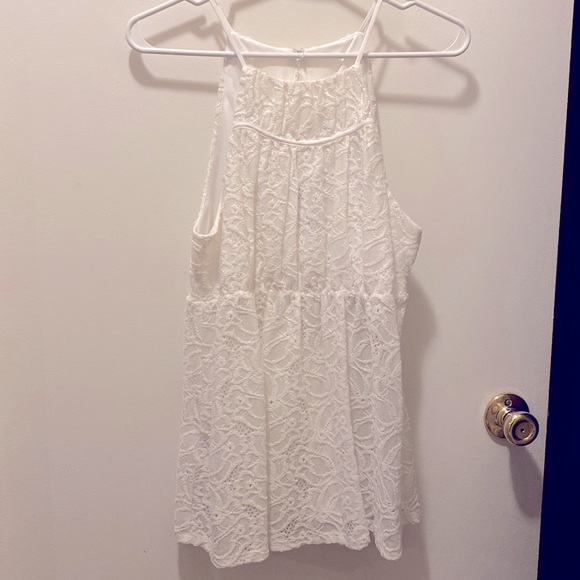 BCBGMAXAZRIA Lace Top - Picture 1 of 4